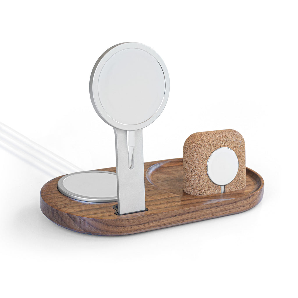 Wood MagSafe Charger Stand, Toast