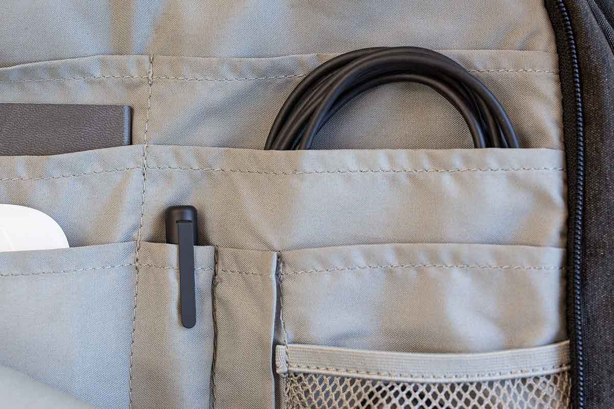 A Mark Two in a backpack.