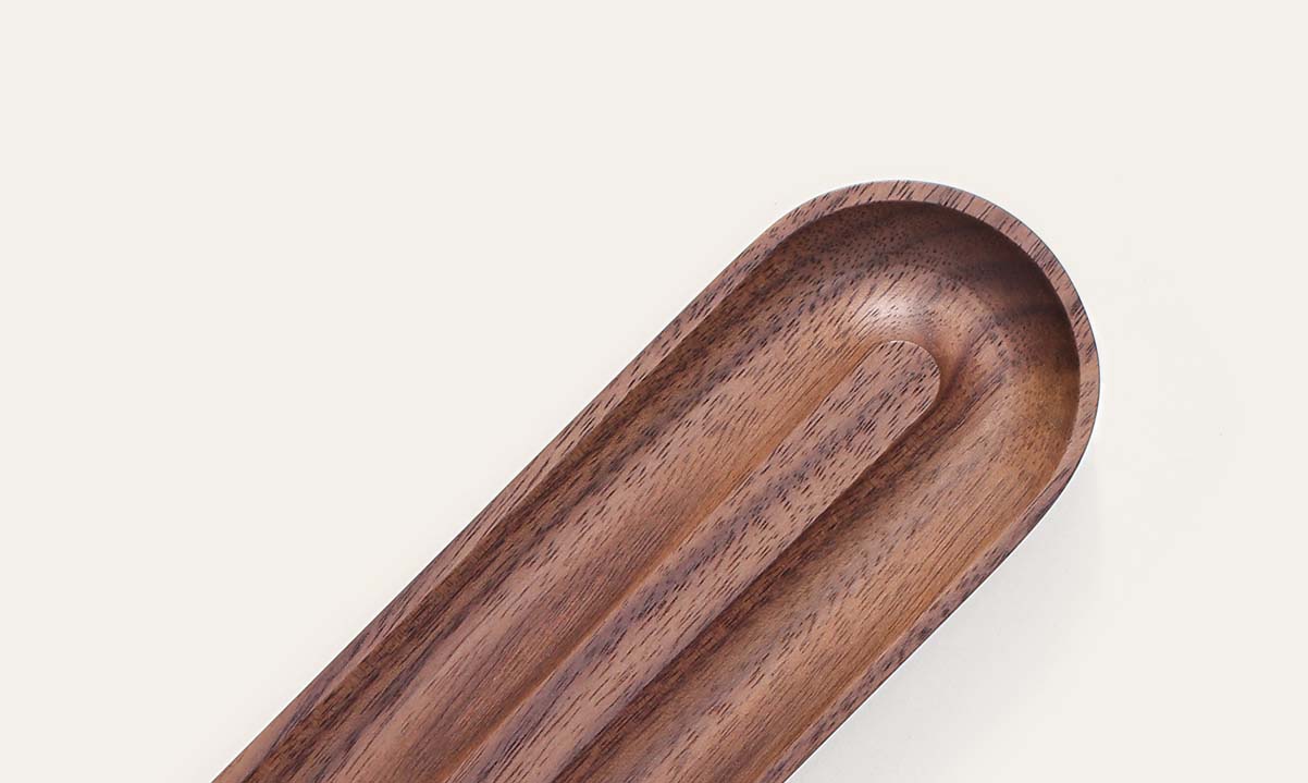 a closeup of walnut wood grain.